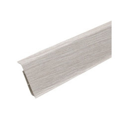 Плинтус ПВХ 70 мм Деконика 294 Орех антик 2200мм с мягкими краями