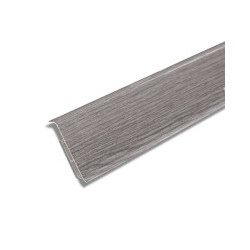 Плинтус ПВХ с кабель-каналами 70 мм Деконика 210 Дуб пепельный 2200мм