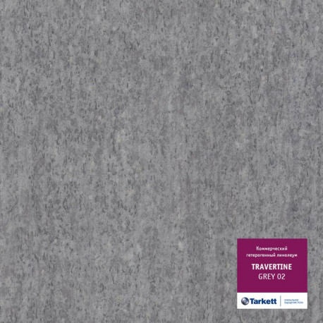 гетерогенный линолеум TARKETT TRAVERTINE Grey 02 pol-samara.ru