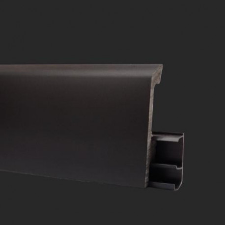 Плинтус Royce Pro  019 Черный Классик 2,0 м (80 mm)