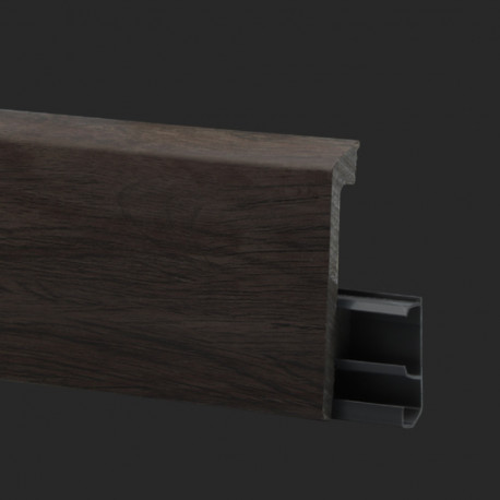 Плинтус Royce Pro 017 Дуб Парма 2 м (80 мм) дюро полимерный