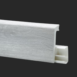 Плинтус Royce Pro 008 Дуб оптика 2 м (80 мм) дюрополимерный