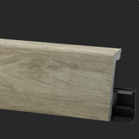 Плинтус Royce Pro 011 Дуб Янака 2 м высота 80 мм