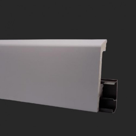 Дюрополимерный плинтус Royce Pro 020 Урбан Серый 2 м 80 мм