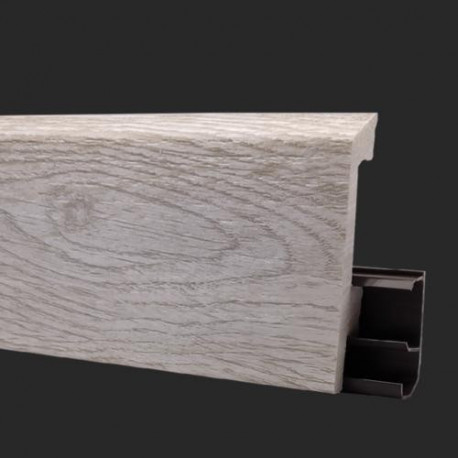 Плинтус Royce Pro 007 Дуб Апполон 2 м 80 мм