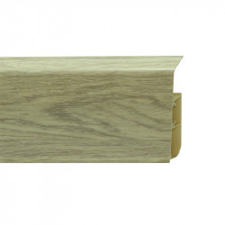 Плинтус пластиковый ROYCE 80 мм 304 Дуб Буланый
