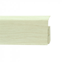 Плинтус ПВХ ROYCE 80 мм 321 Дуб Белый