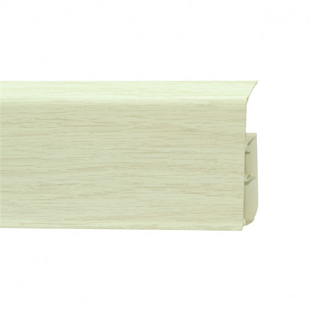 Плинтус ПВХ ROYCE 80 мм 321 Дуб Белый