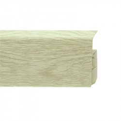 Плинтус ПВХ ROYCE 80 мм 323 Дуб льняной