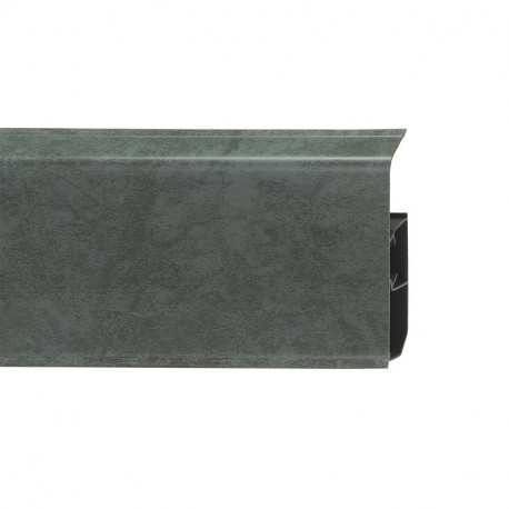 Плинтус ПВХ ROYCE 80 мм 340 Мрамор Темный