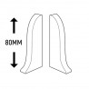Заглушки торцевые для плинтуса ROYCE 80 мм в цвет плинтуса