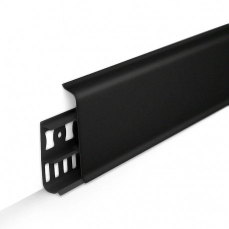 Плинтус 70 мм Деконика Черный 007