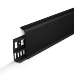 Плинтус 70 мм Деконика Черный 007